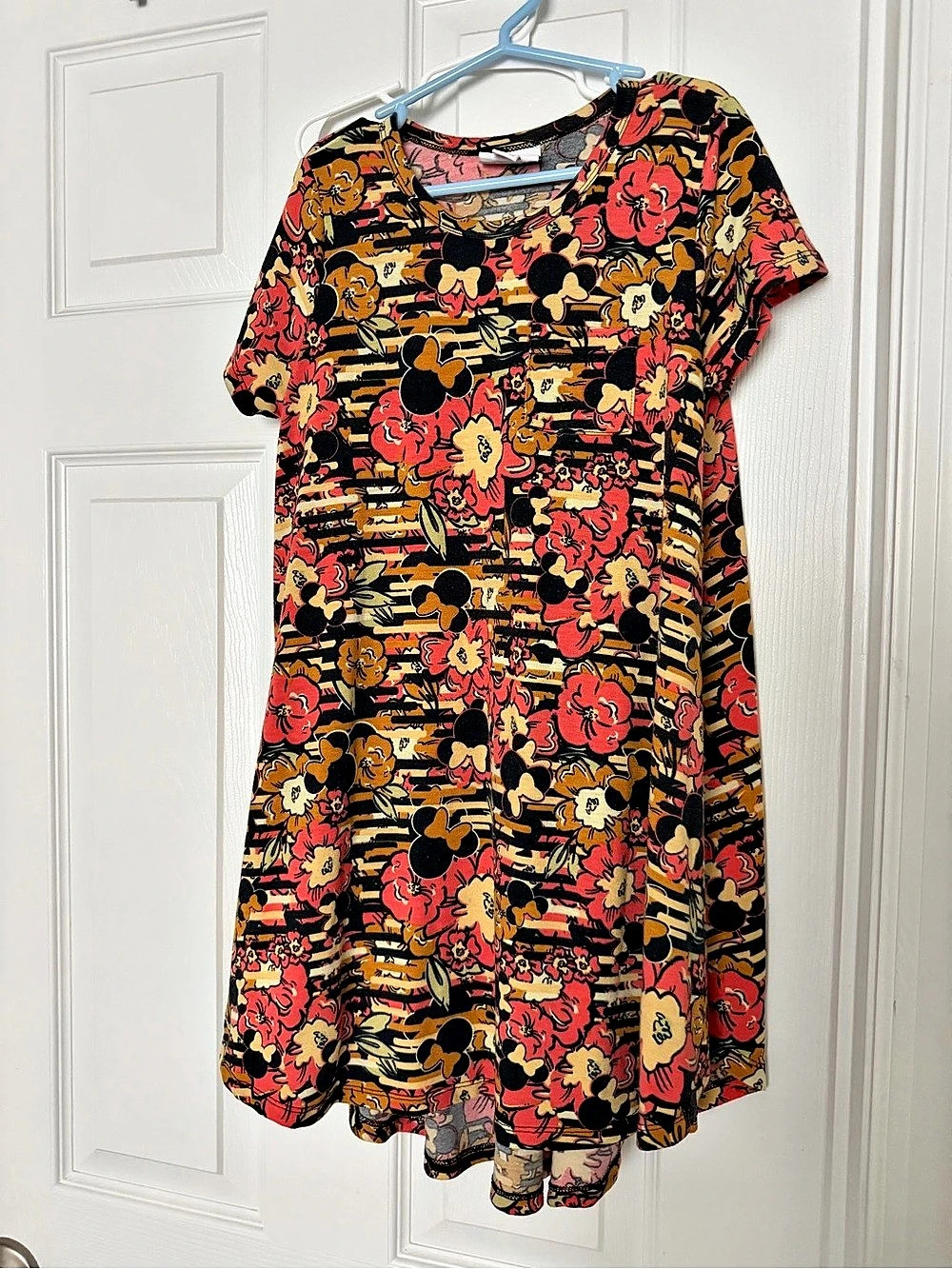 LuLaRoe Amelia Floral Dress Girls Size 8